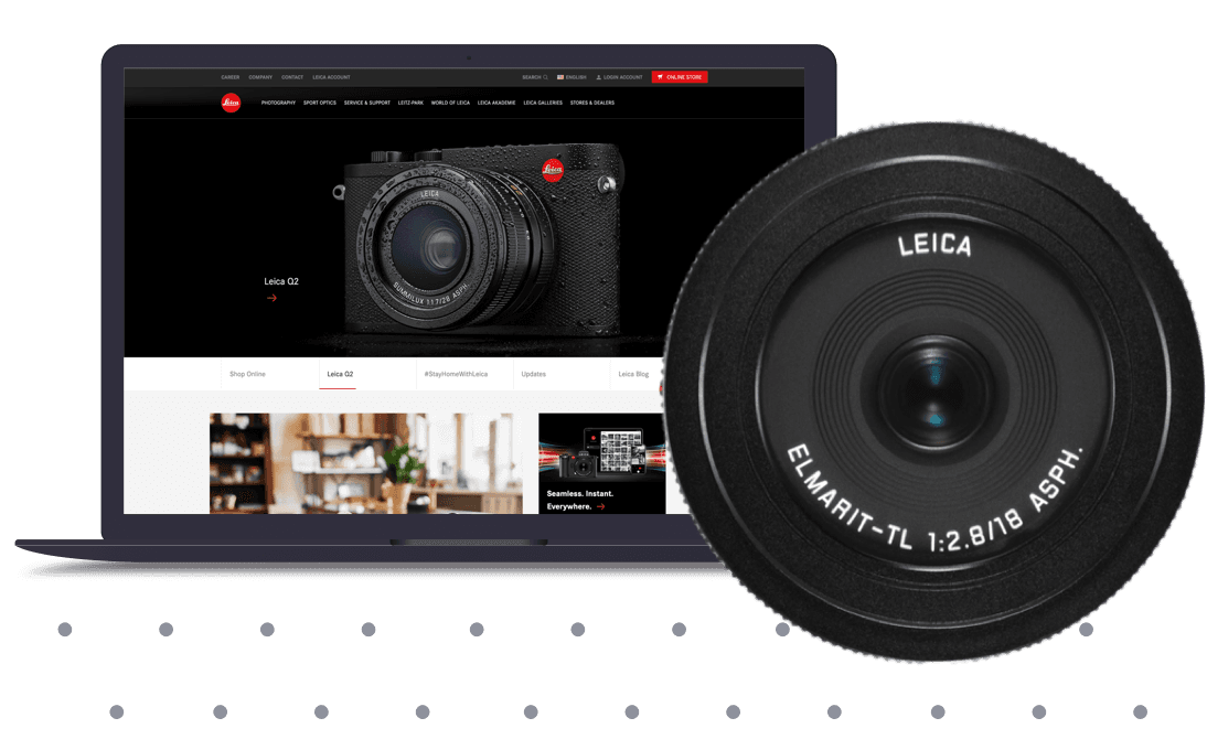 Citaat Afbeelding Winkel Product Cameralens Leica@2X