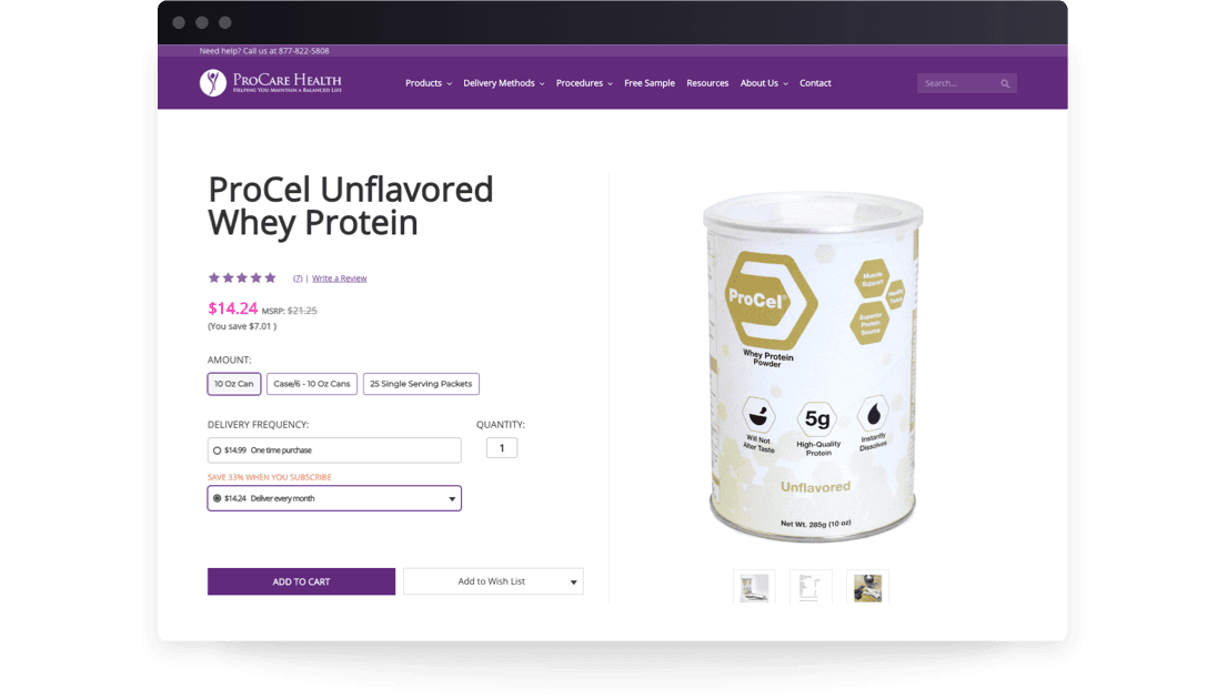 citaat afbeelding winkel procare health