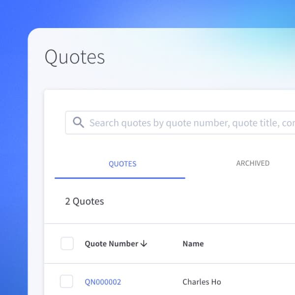 BigCommerce-productinterface met quotenummers